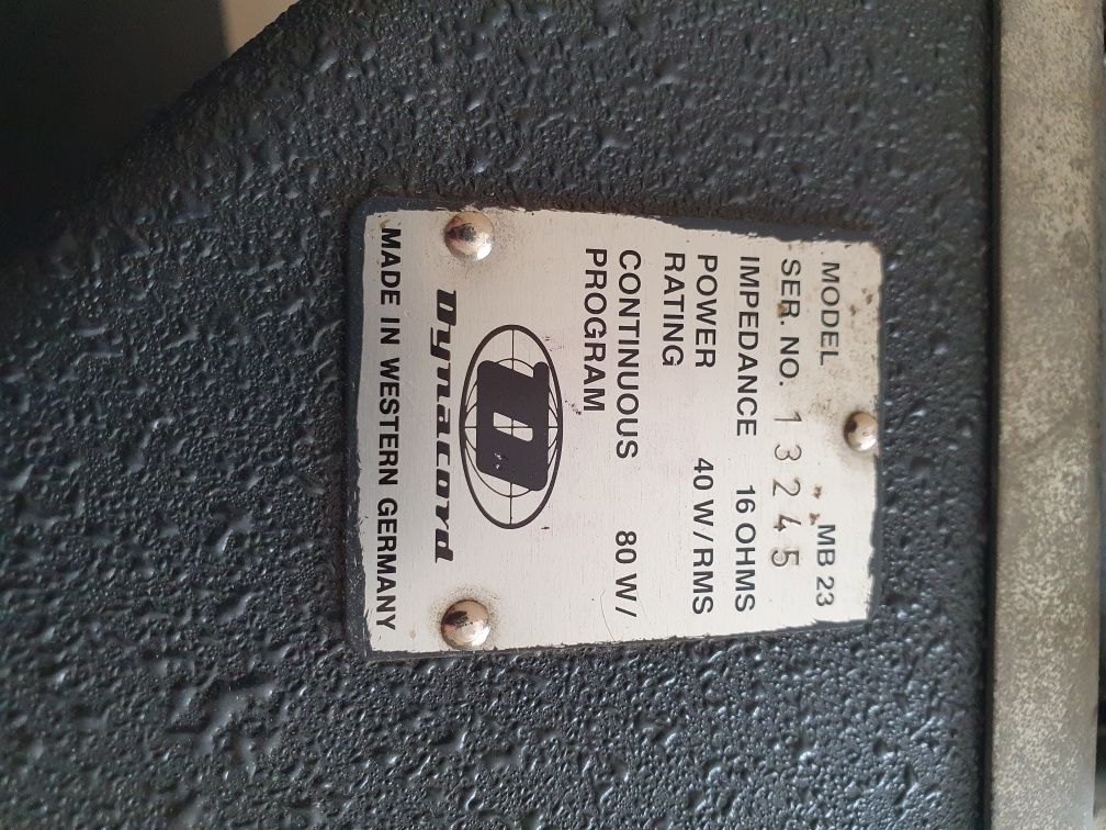 Monitory estradowe DYNACORD MB 23 oryginał