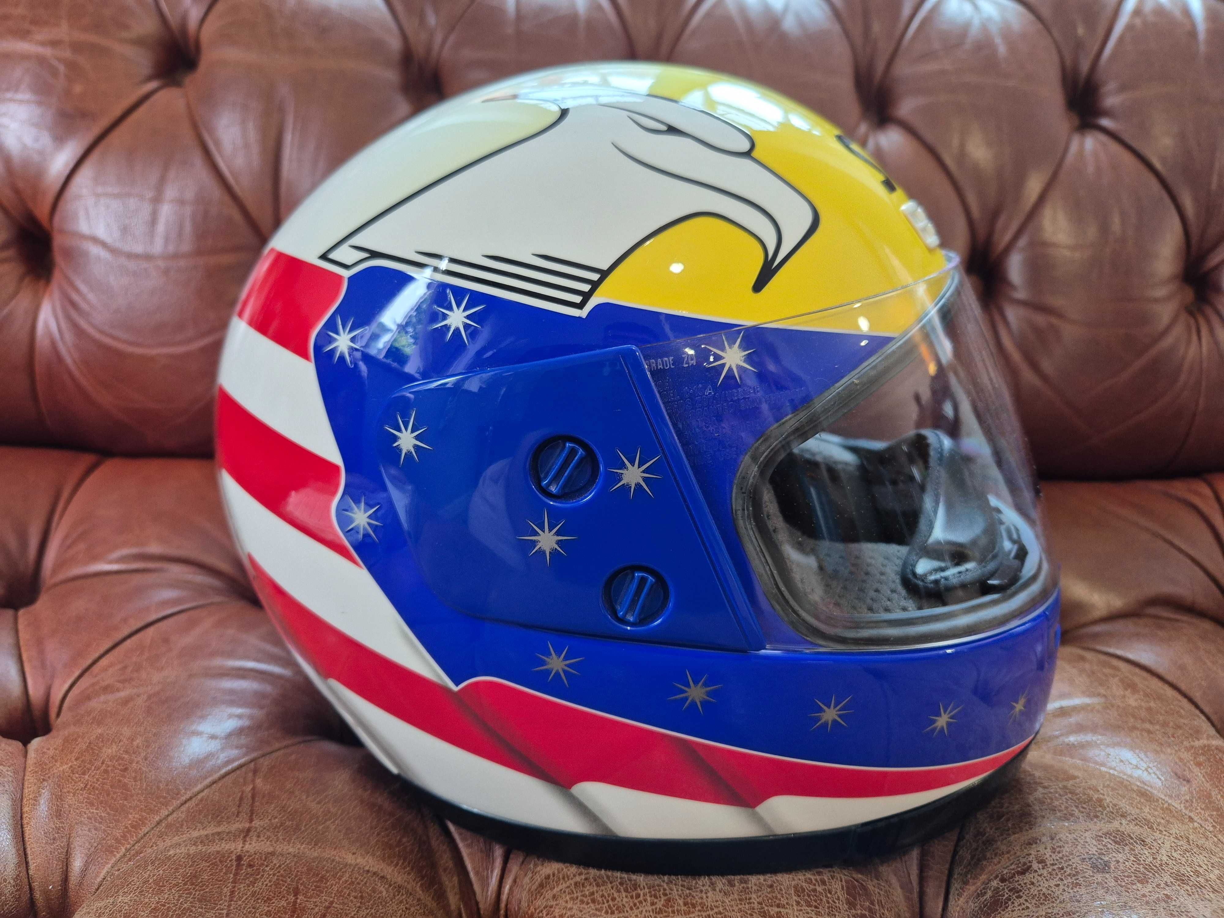 Capacete Shoei John Kocinski clássico