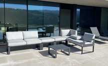 Conjunto Jardim Sofá Antracite Odyssea Naterial