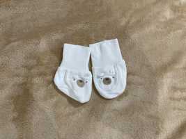 Pantufas algodao 0-3 meses