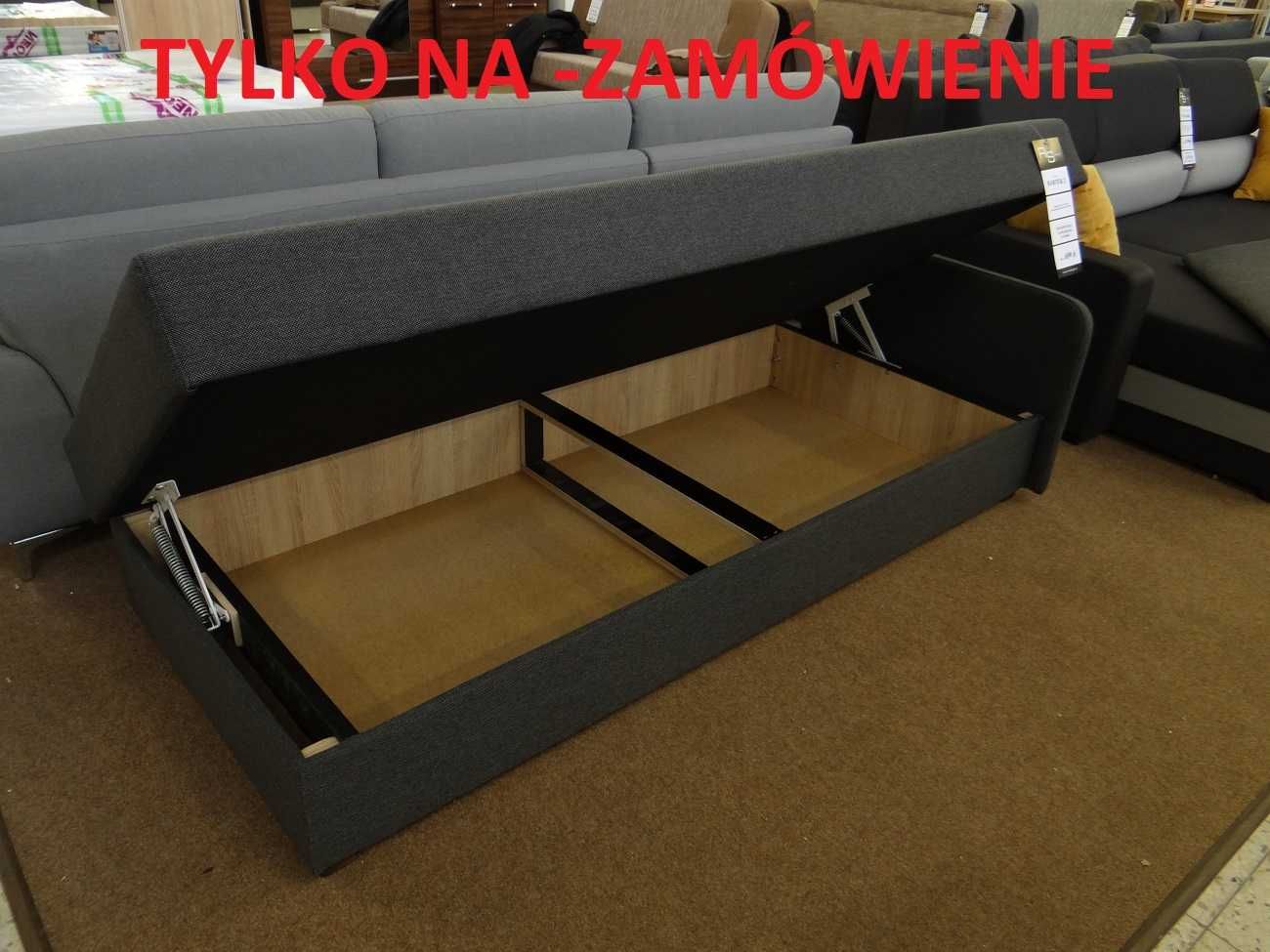 Nowe Wersalki -kolor szary-na sprezynie-z pojemnikiem posciel-799zl