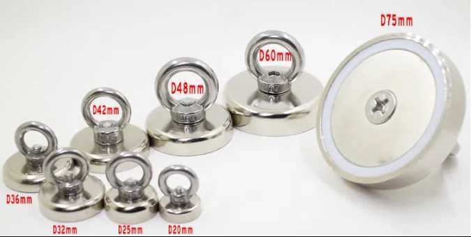 Неодимовые магниты/магніти 60х20x4,5 мм с двумя отв. 5,5 мм