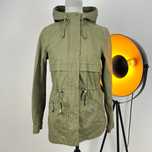 Kurtka długa khaki damska bawłeniana H&M rozmiar XS