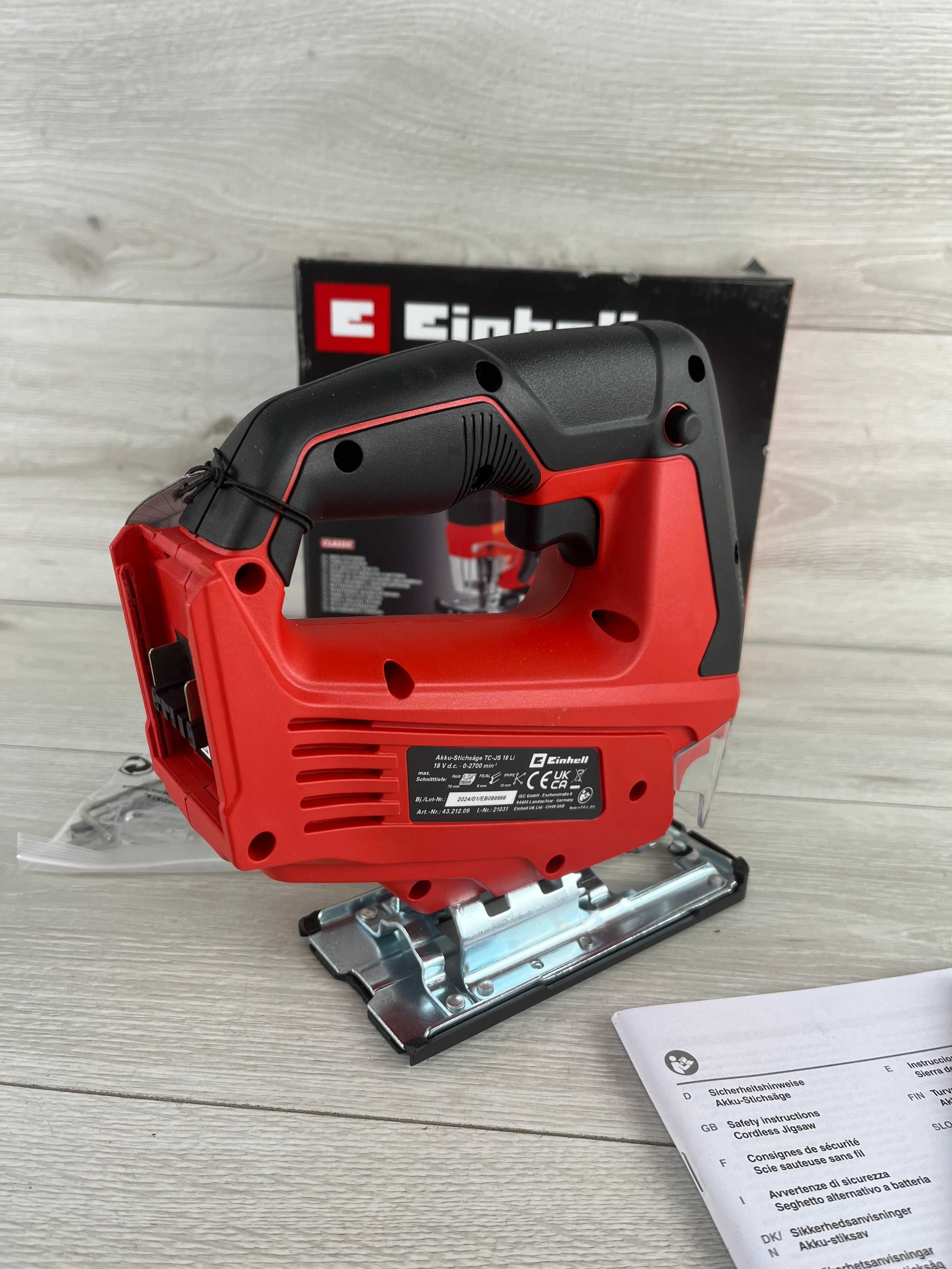 Лобзик акумуляторний Einhell TC-JS 18 Li - Solo