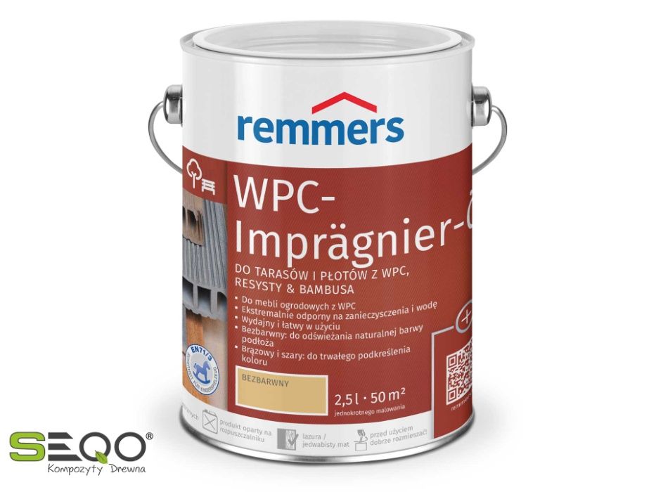 Olej do tarasów kompozytowych WPC Impragnier 2,5l