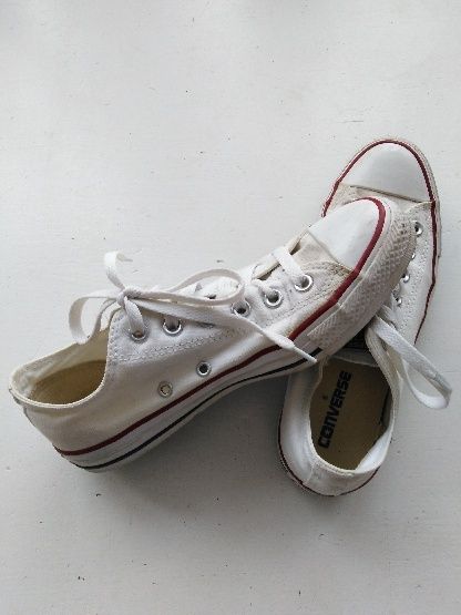 Converse białe trampki przed kostkę 39