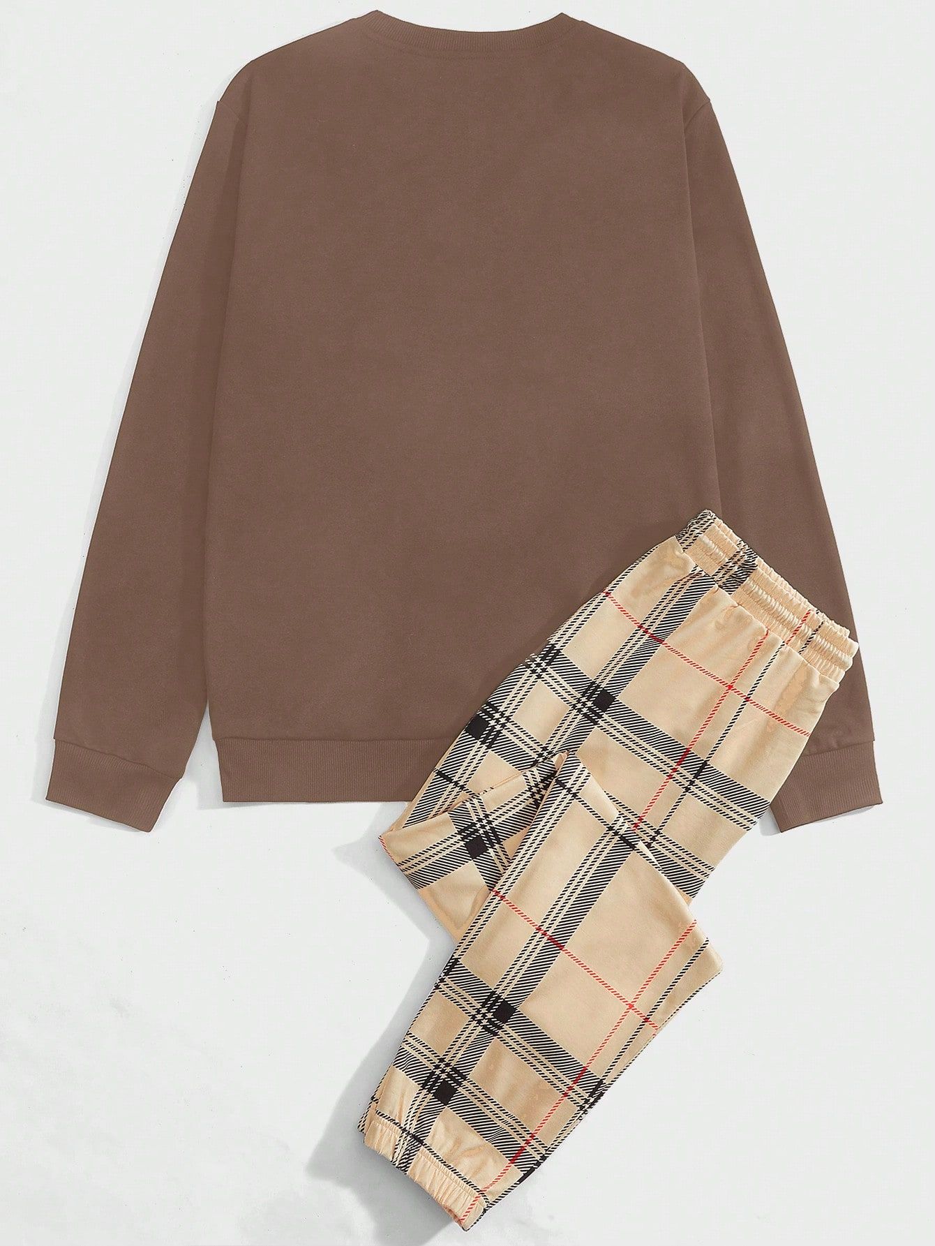 Dres Męski Komplet Teddy Casual Bluza Z Nadrukiem Spodnie Kratka M