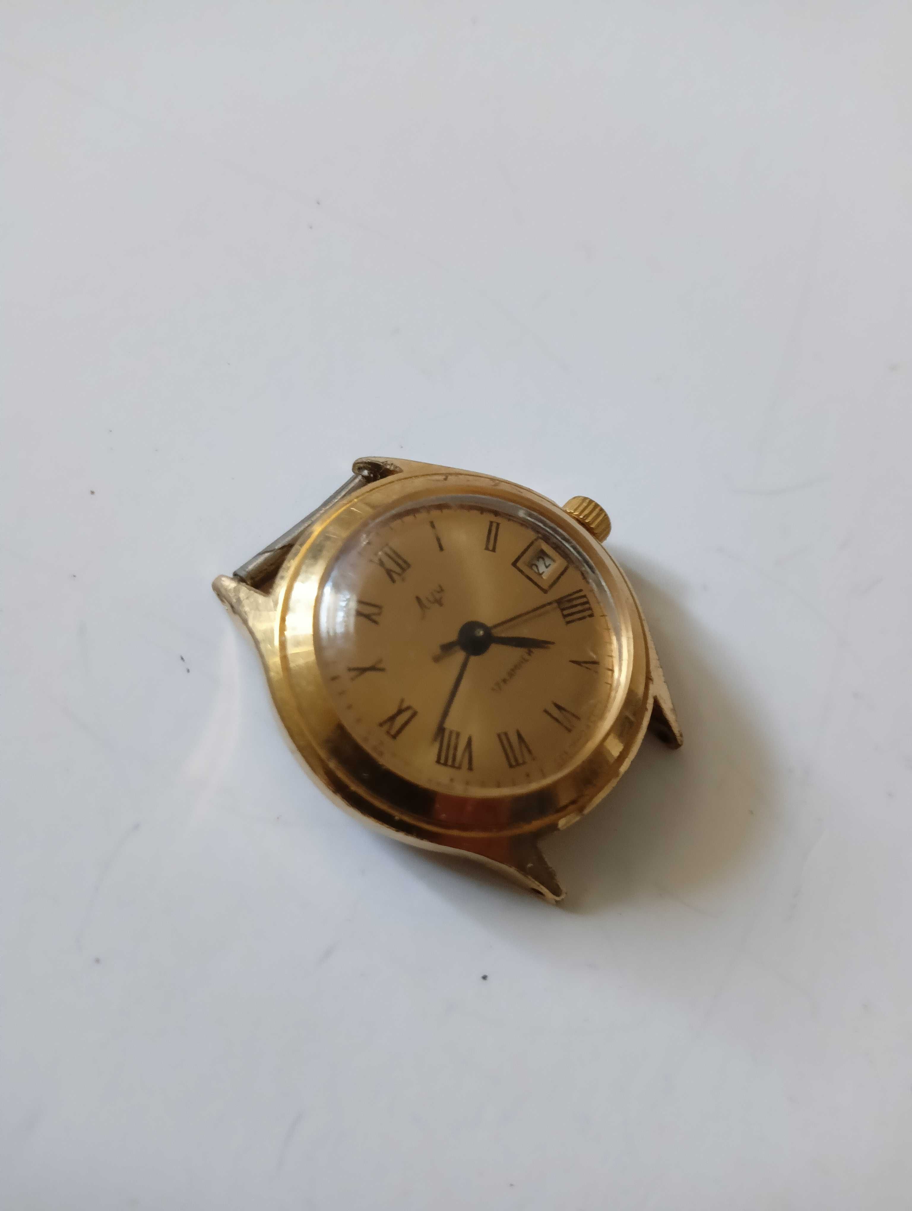 Lucz damski pozłacany 17 jewels CCCP