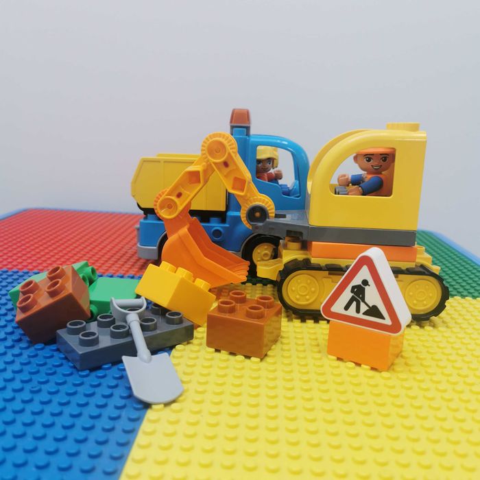 LEGO DUPLO 10812 Ciężarówka i koparka gąsienicowa