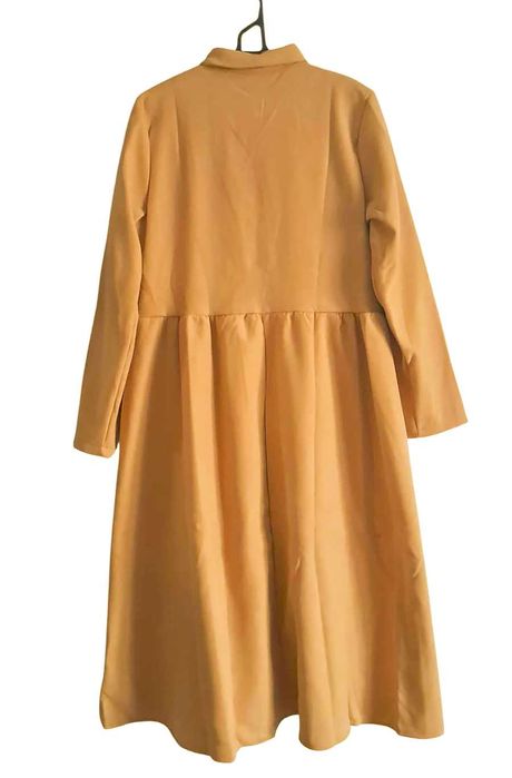 Тепла яскрава сукня в японському стилі