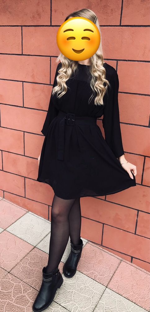 Sukienka h&m czarna