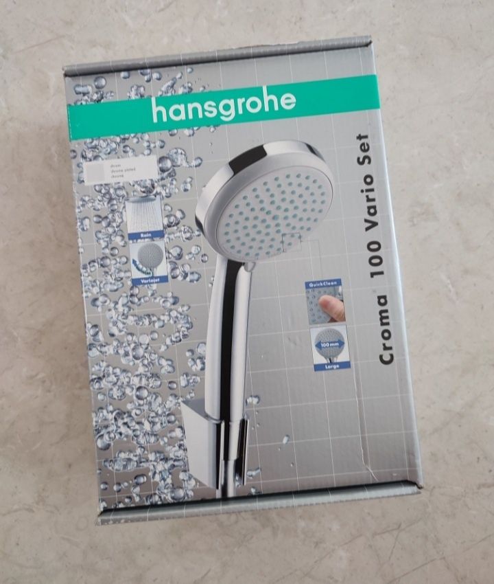 Новий Душовий набір Hansgrohe лійка, шланг 1,6 метри + кріплення