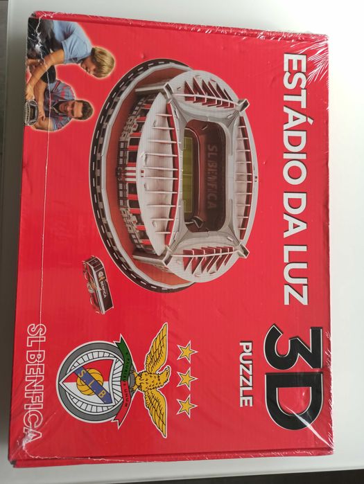 Estádio da Luz Benfica Puzzle 3D selado Camp Nou Barcelona