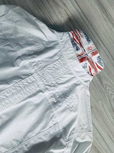 Koszula Tom Tailor Polo Team 34 biała bluzka z kołnierzykiem