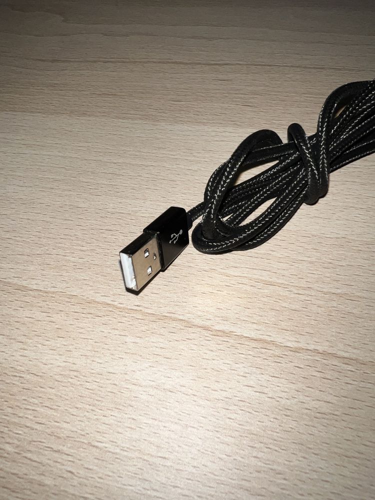 Pleciony Kabel USB lightning do telefonów Apple 120 cm.