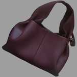 Modna Torebka Polene neuf taupe chmurka bordo burgund mini na pasku