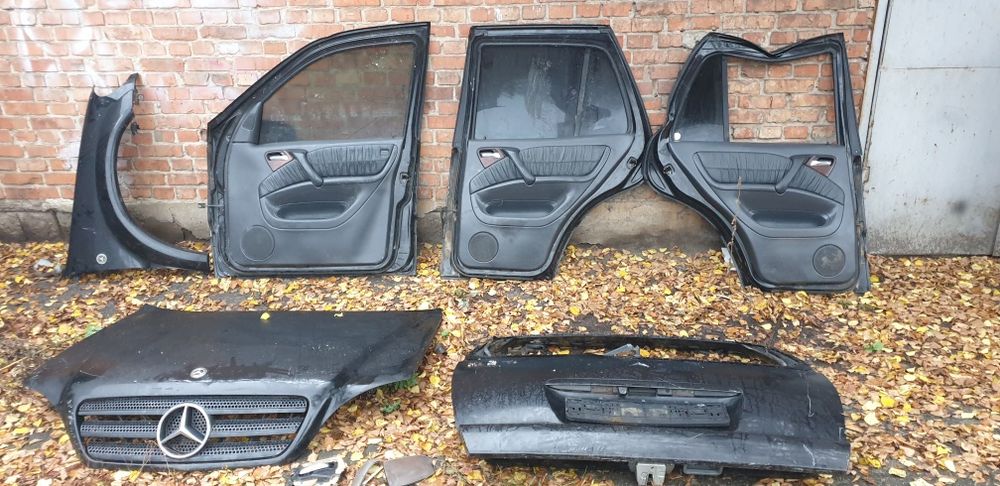 Mersedes W163 ML class двери карты капот ляда руль