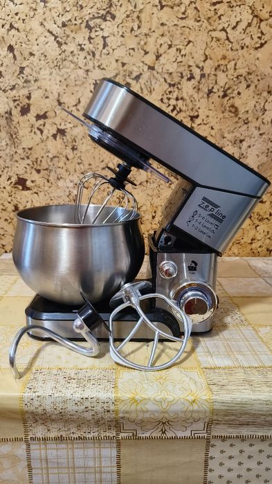 Професійний міксер тістоміс Zepline ZP-105 з нержавіючої сталі .
