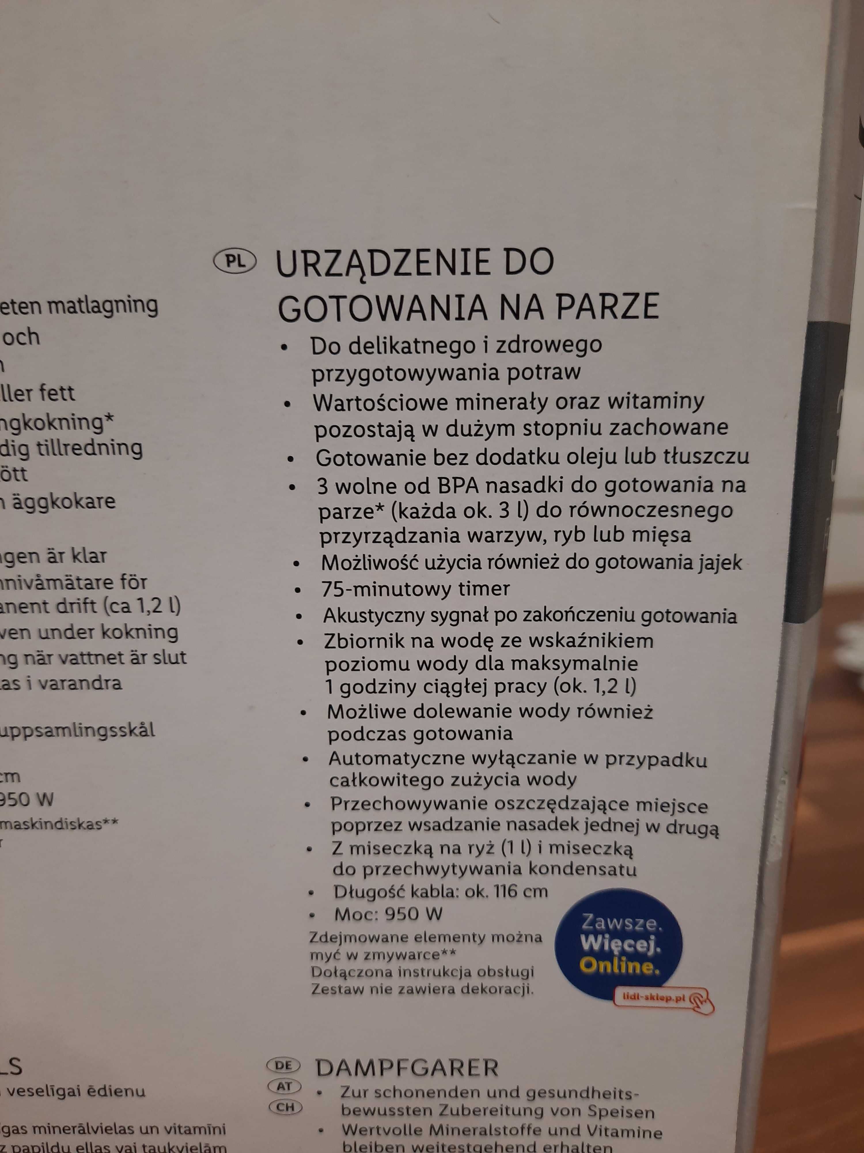 Parowar SilverCrest nowy