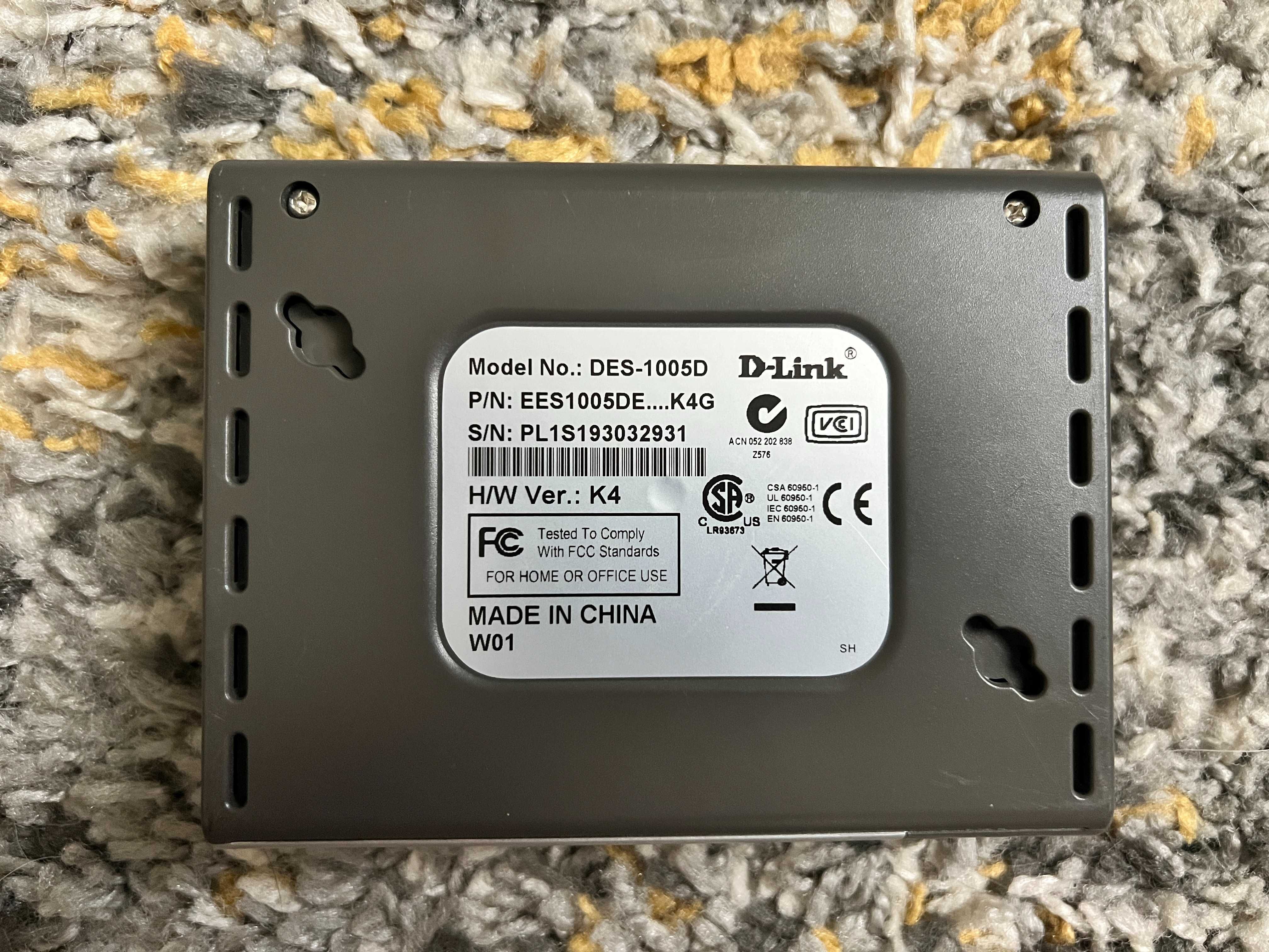 D-Link DES-1005D 5-portowy przełącznik Fast Ethernet Switch
