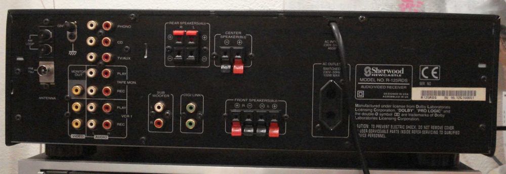 Amplificador Receiver Sherwood R-125-RDS