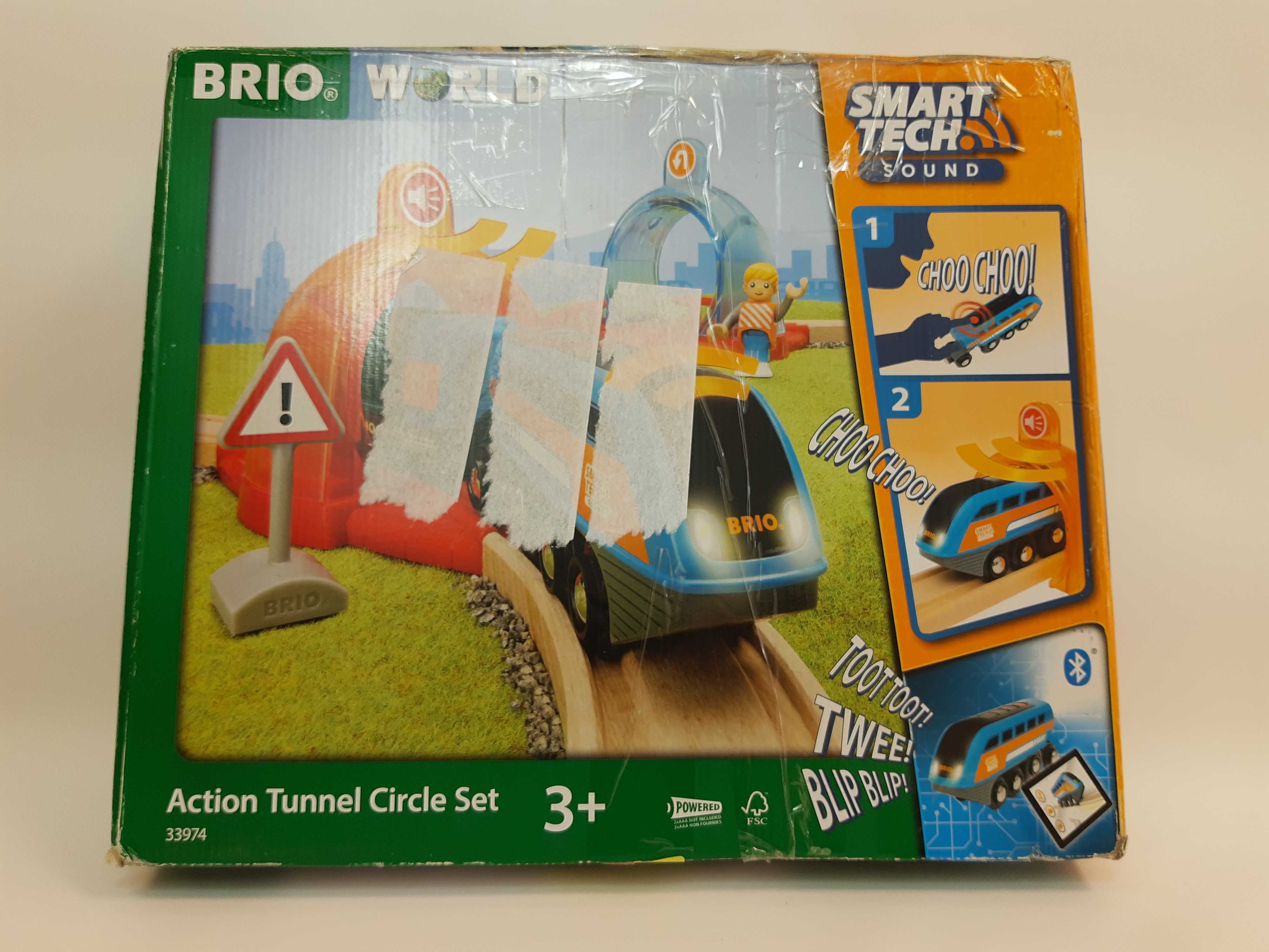 BRIO Smart Tech Sound Action Tunnel Circleset​ Kolejka drewniana [M]
