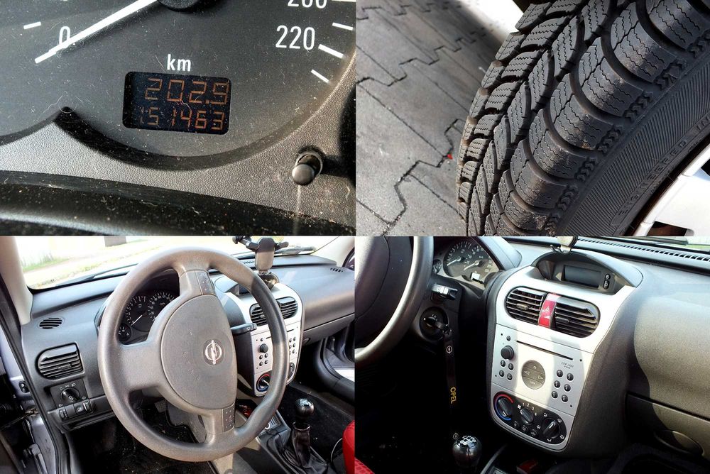 OPEL Corsa C 2002 1,0 Nowe Zimówki i Akumulator ogłoszenie prywatne