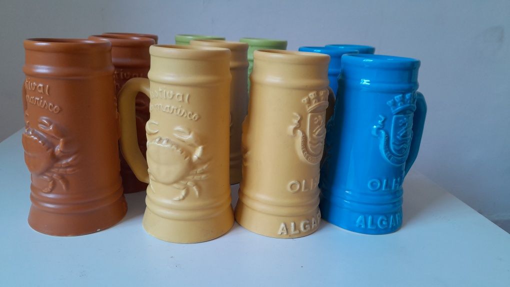 Canecas do festival de marisco de Olhão
