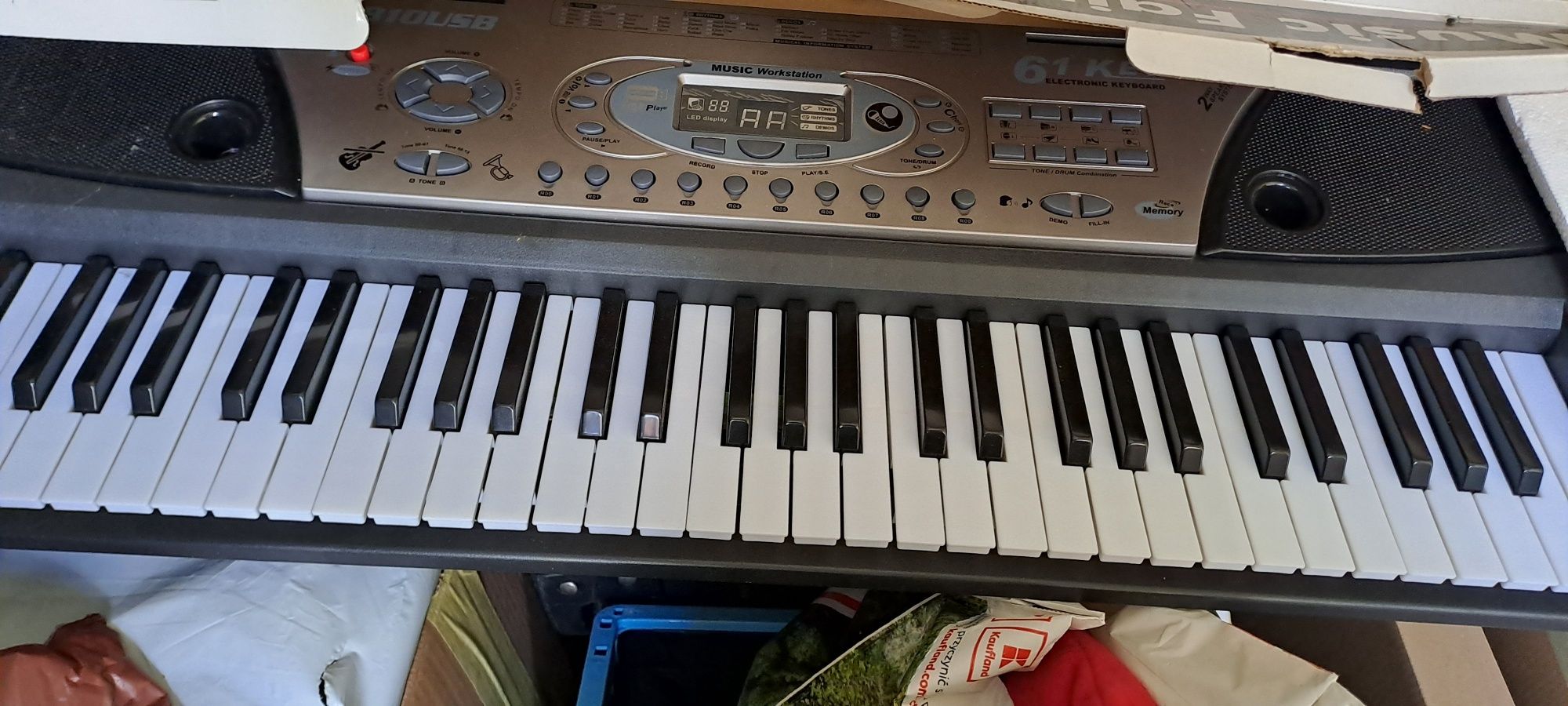Organy Keyboard 61 klawiszy, 2 głośniki, mikrofon