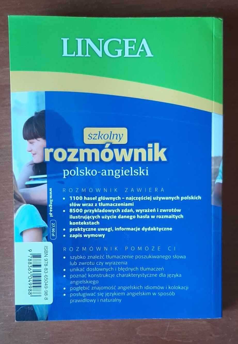 Szkolny rozmównik polsko-angielski z wymową wydawnictwo Lingea