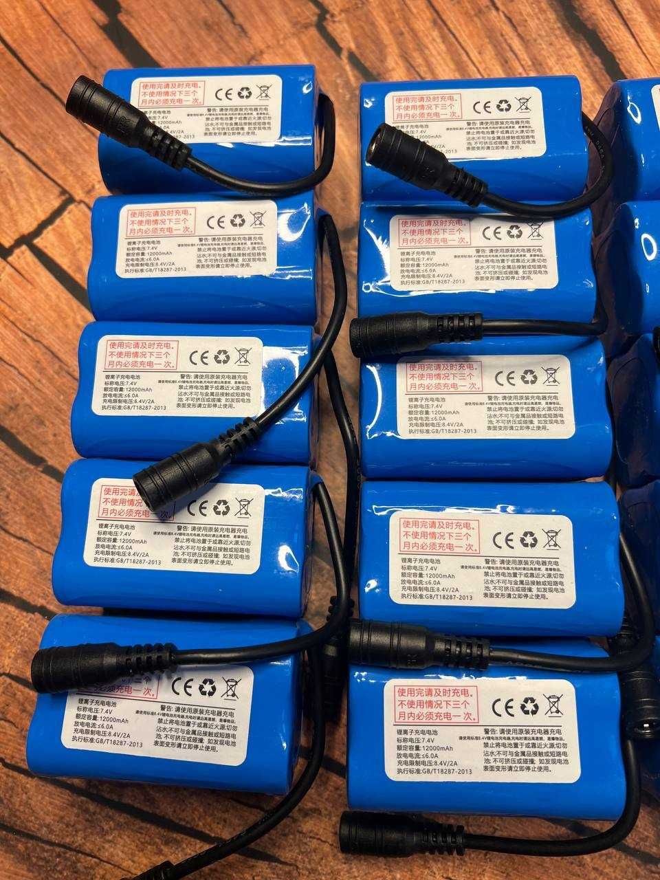 Аккумуляторы  прикормочных корабликов,карповыхGPS корабликов 12000 mAh