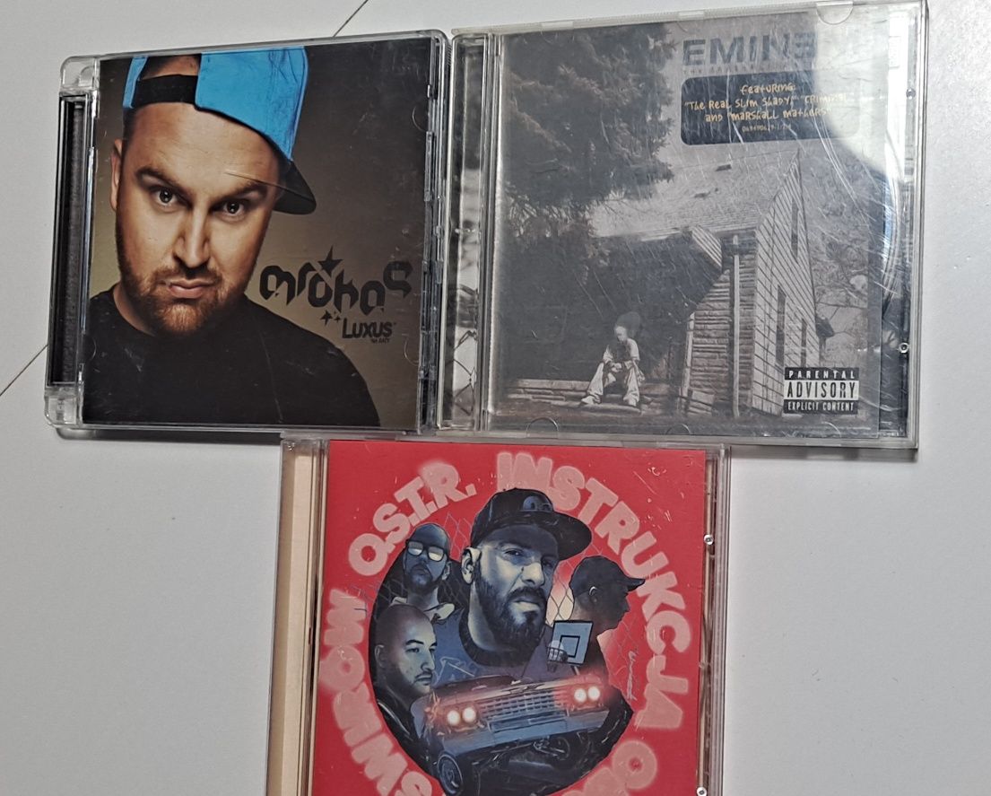 Płyty CD, rap i hip hop