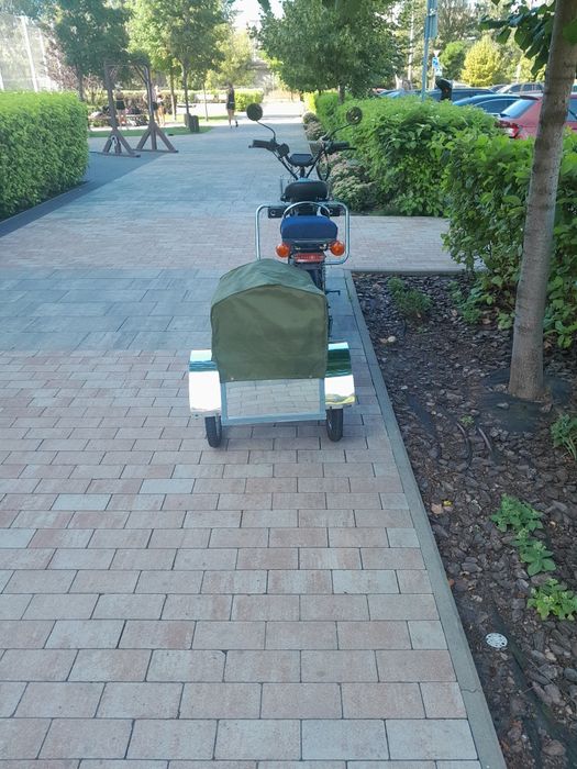 Прицеп для велосипеда.