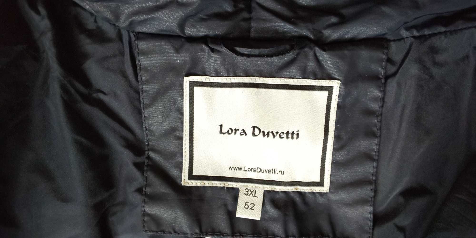 Пальто пуховик жіноче 3XL 52 Lora Duvetti