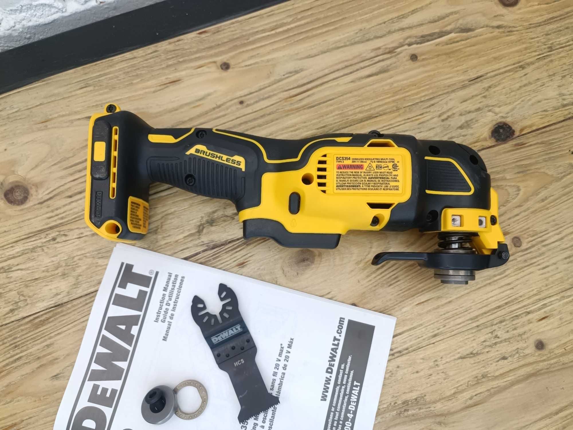 Бесщіточній Мультитул реноватор DeWalt DCS354 з США Оригінал
