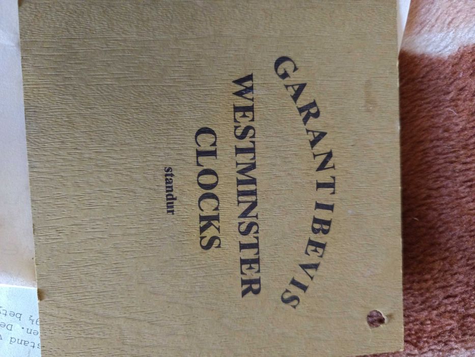 Zegar stojący Westminster Germany