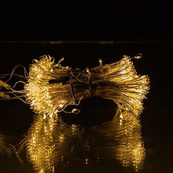 Гірлянда-штора Хвойна Лапа LED 3×2 / 3×3 м, 400–600 LED білий