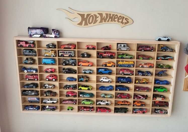 półka na resoraki HOT WHEELS autka samochodziki regał na zabawki