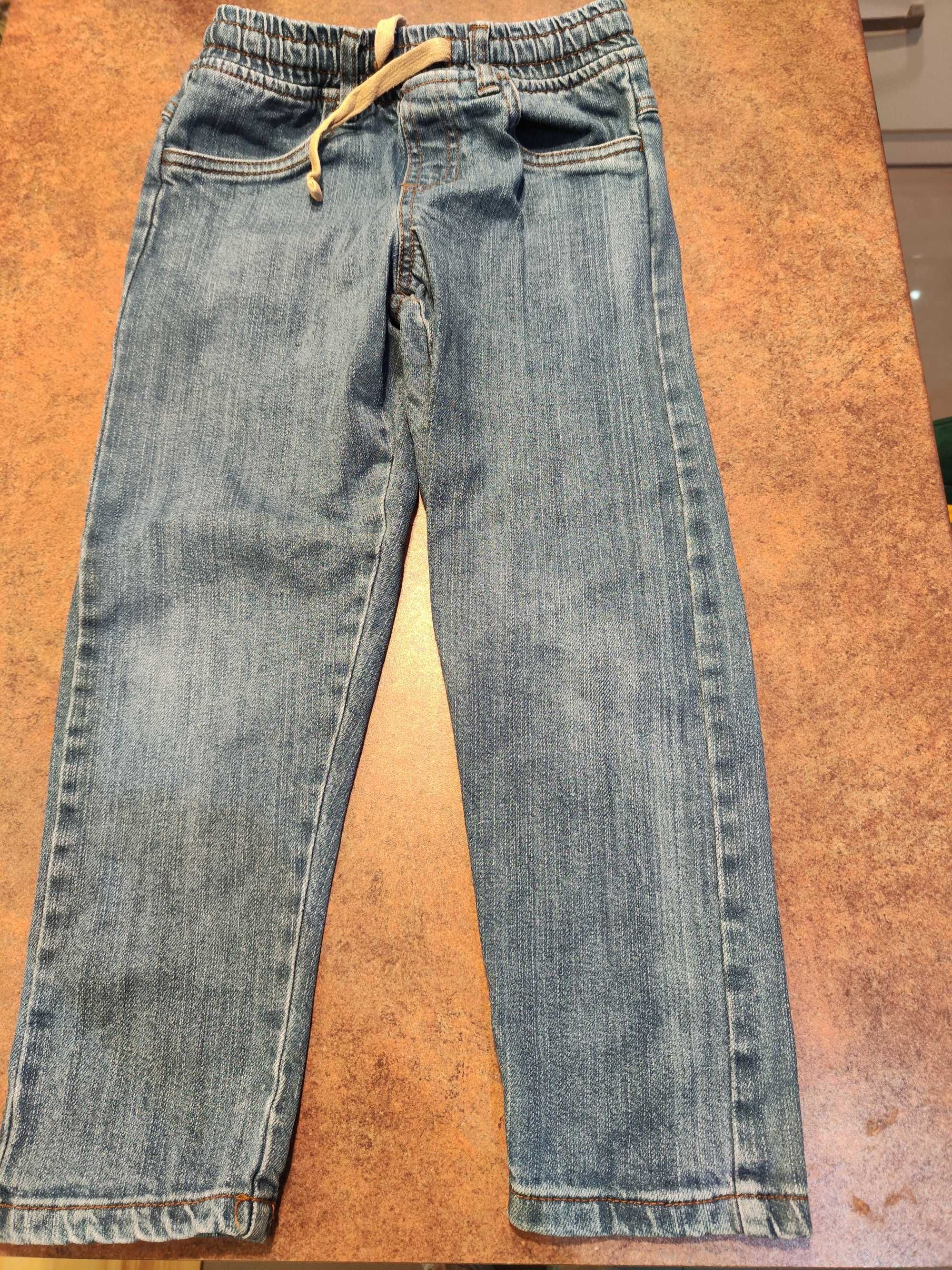 Spodnie chłopięce jeansowe rozmiar 122