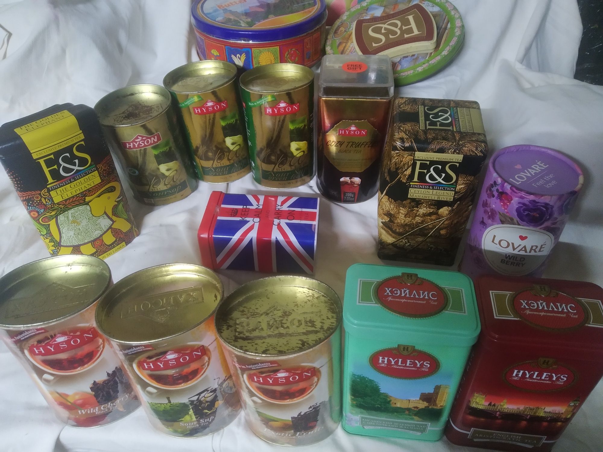 Коробочки от чая
