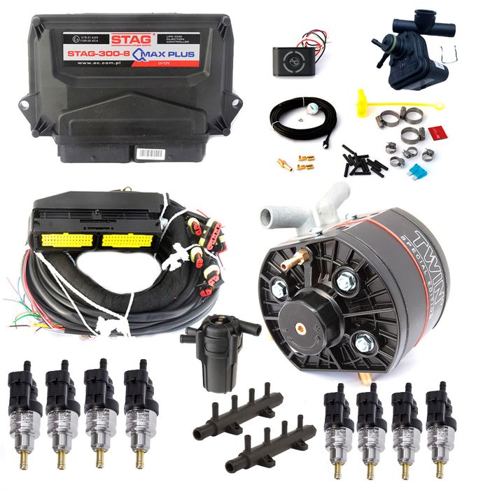 Полный комплект Газового обладнаня Б/у на 8 циліндрів