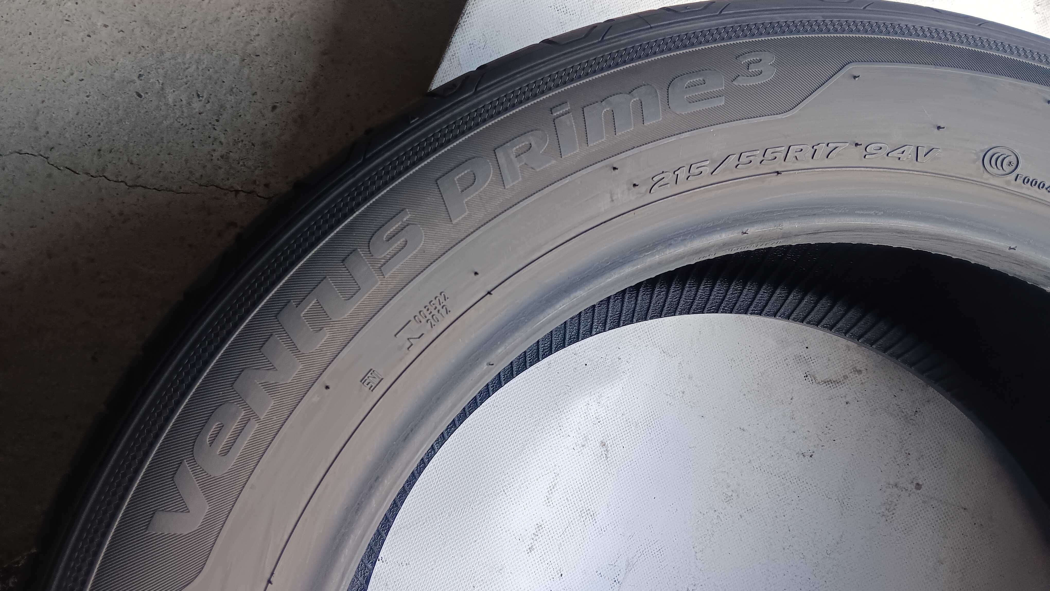 215/55/17 Hankook ventus prime 3