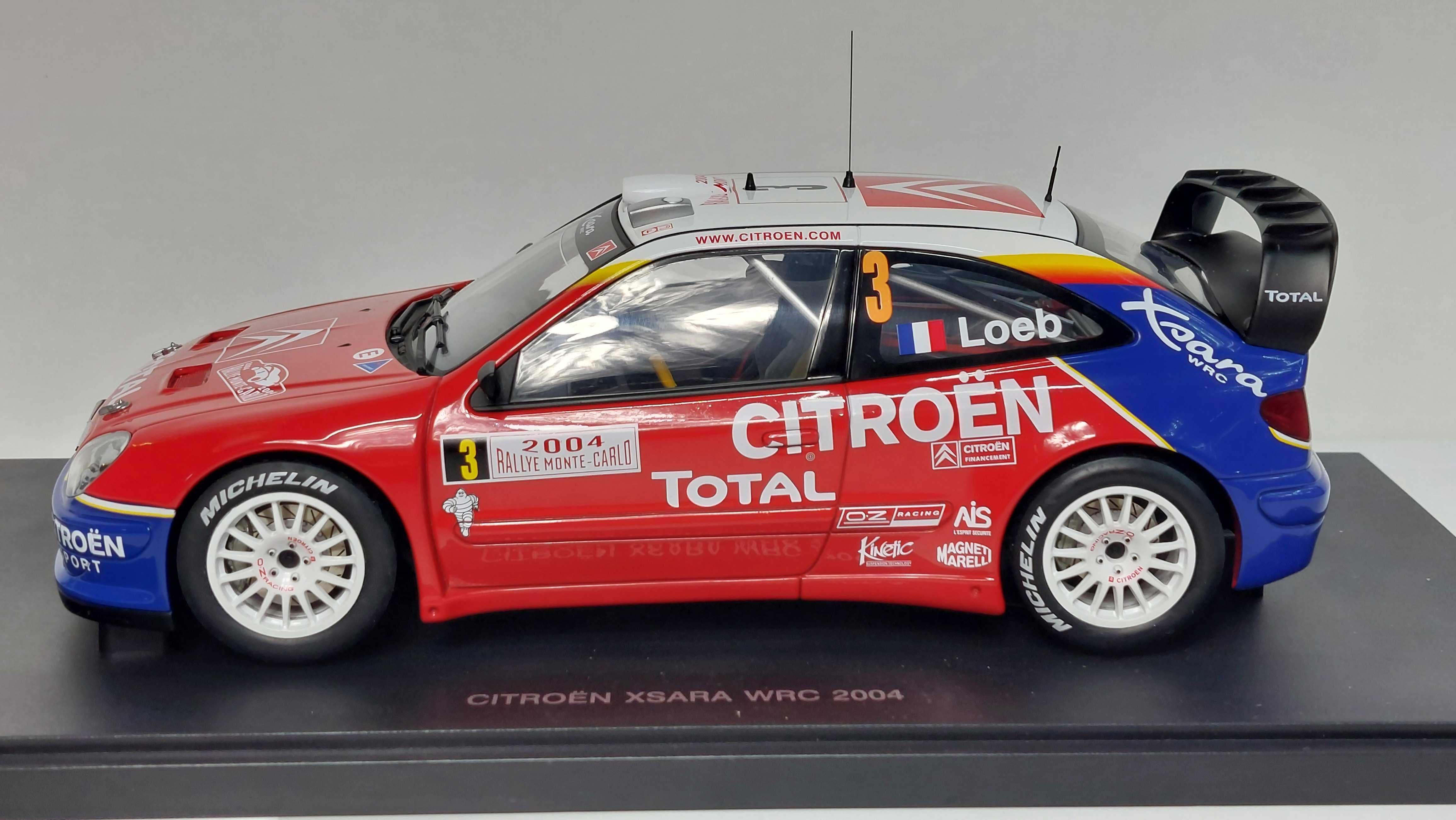 Citroen xsara WRC Rally Monte Carlo 2004 Loeb Autoart 1:18