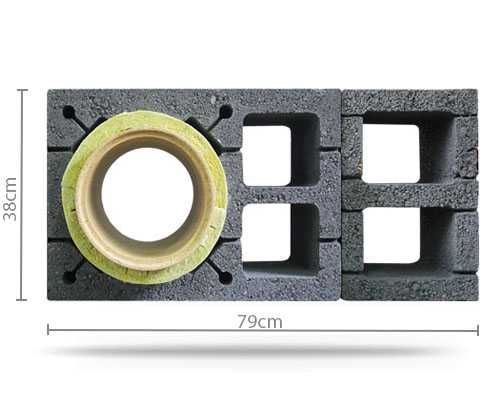 Komin Systemowy Ceramiczny OCIEPLONY IZOLOWANY 6 m BKU dostawa gratis