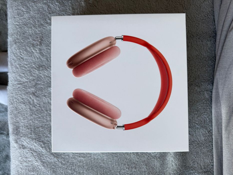 Apple AirPods Max różowe – słuchawki bezprzewodowe w idealnym stanie!