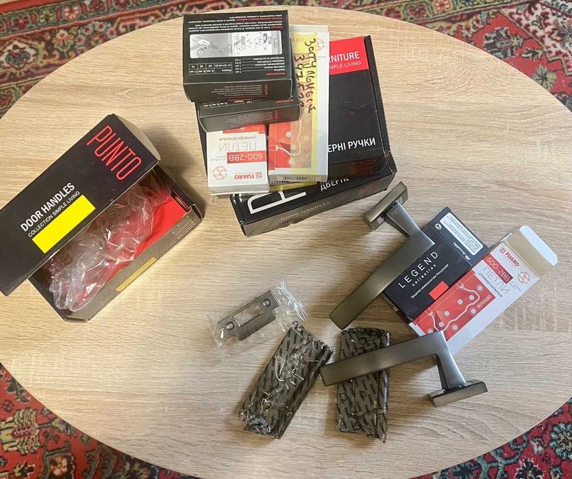 Межкомнатные двери Palmira Итальянская Ольха ПВХ (с матовым стеклом)