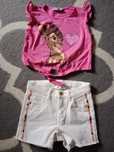 Komplet top i szorty H&M rozm116