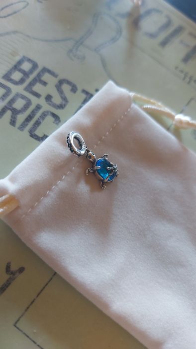 Tartaruga para pulseira pandora