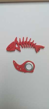 Czerwony KeyRambit (Keyflipper) + czerwony rekin