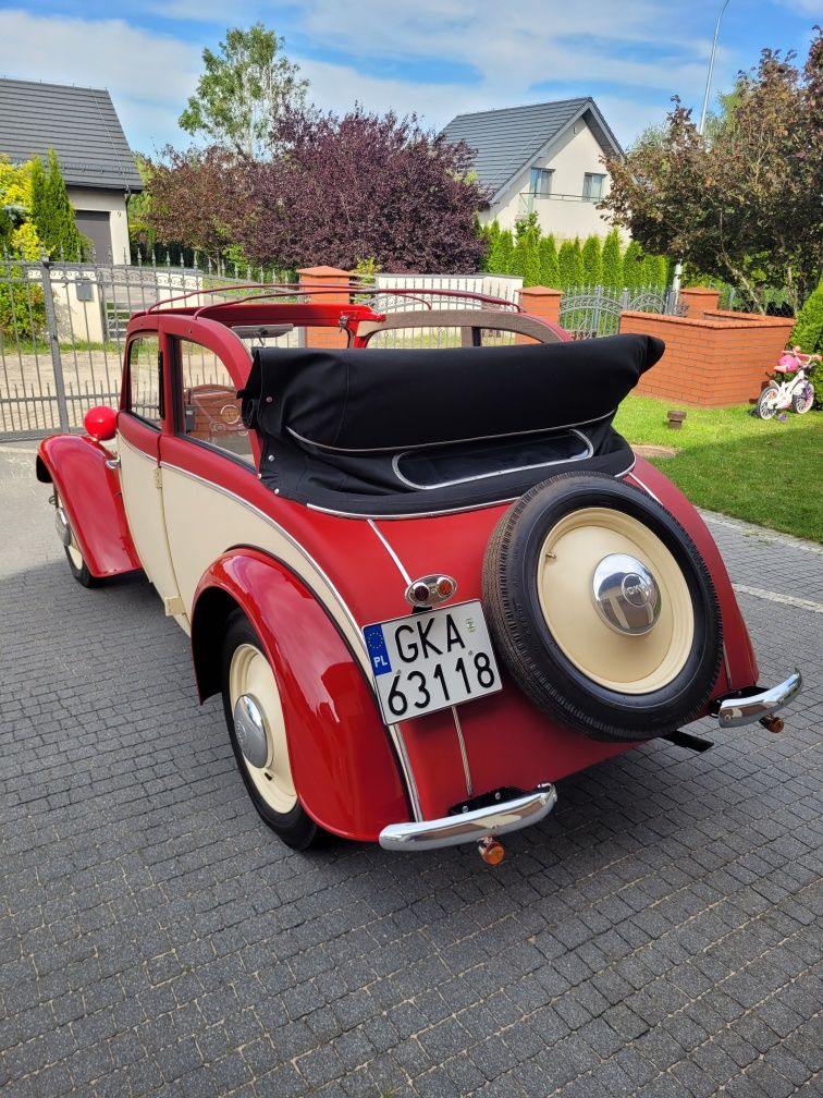 DKW F7 Cabriolimousine 1937 zabytkowy oldtimer nie Mercedes